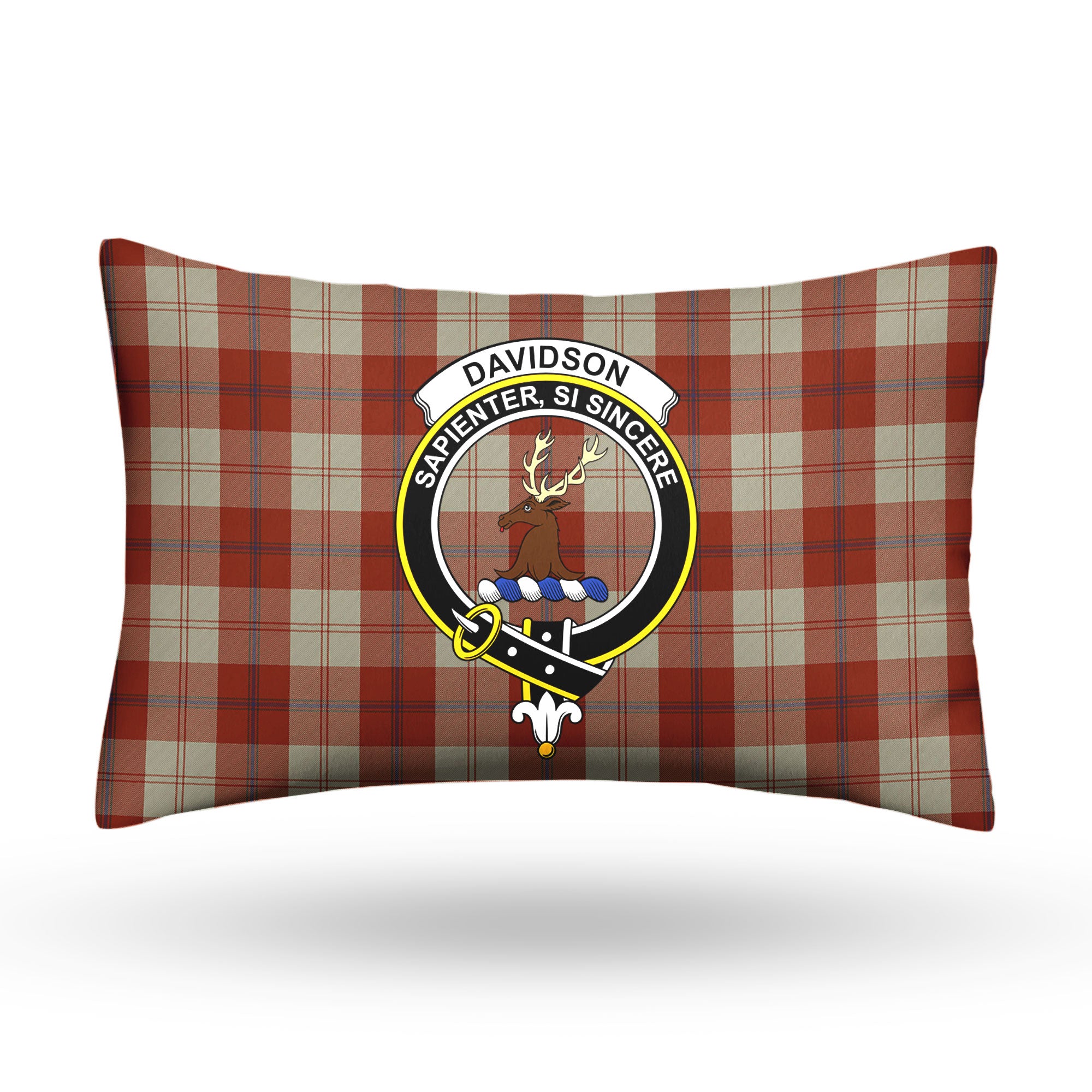 Davidson Dress Dancers Tartan Crest Pillow Cover