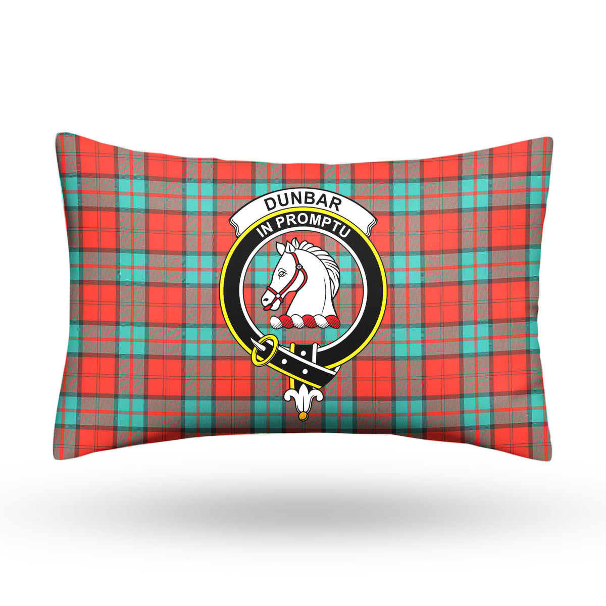 Dunbar Ancient Tartan Crest Pillow Cover