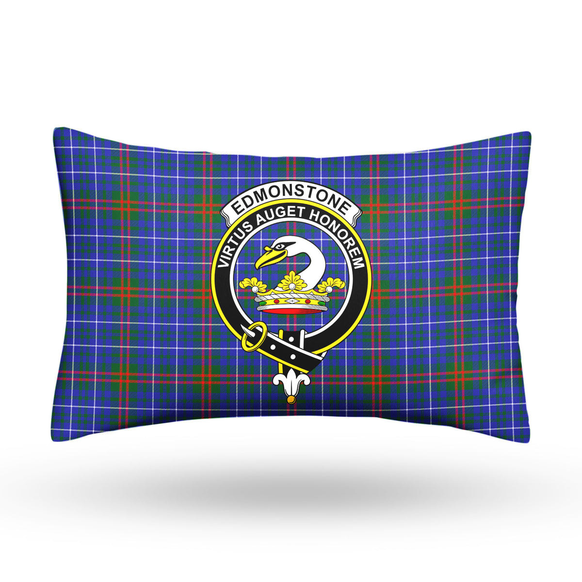 Edmonstone Tartan Crest Pillow Cover