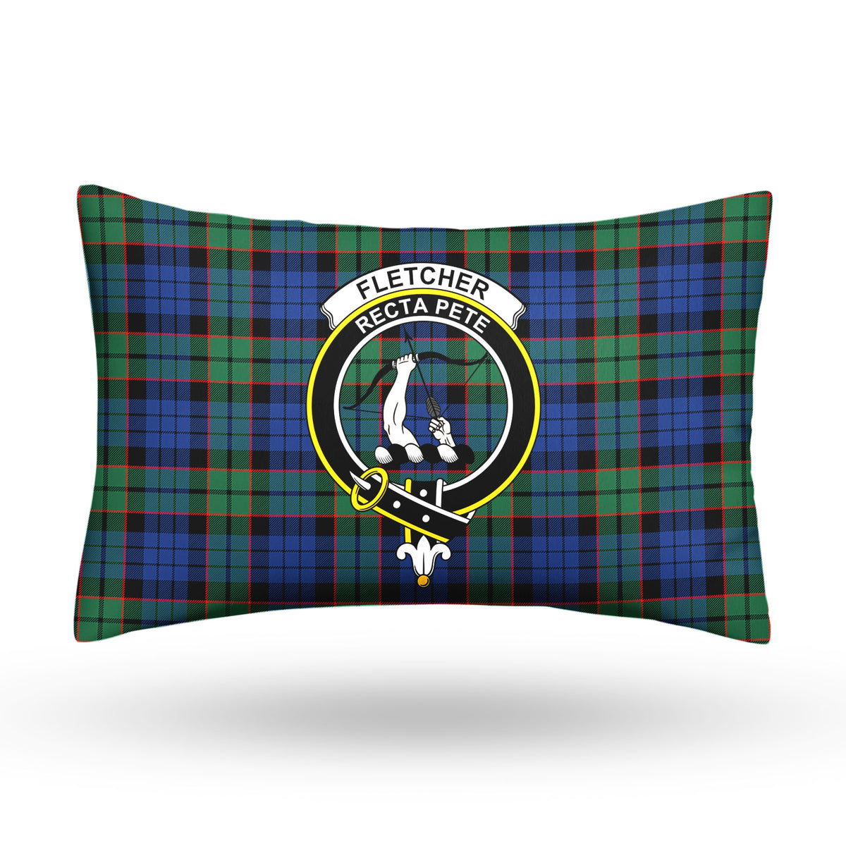 Fletcher Ancient Tartan Crest Pillow Cover