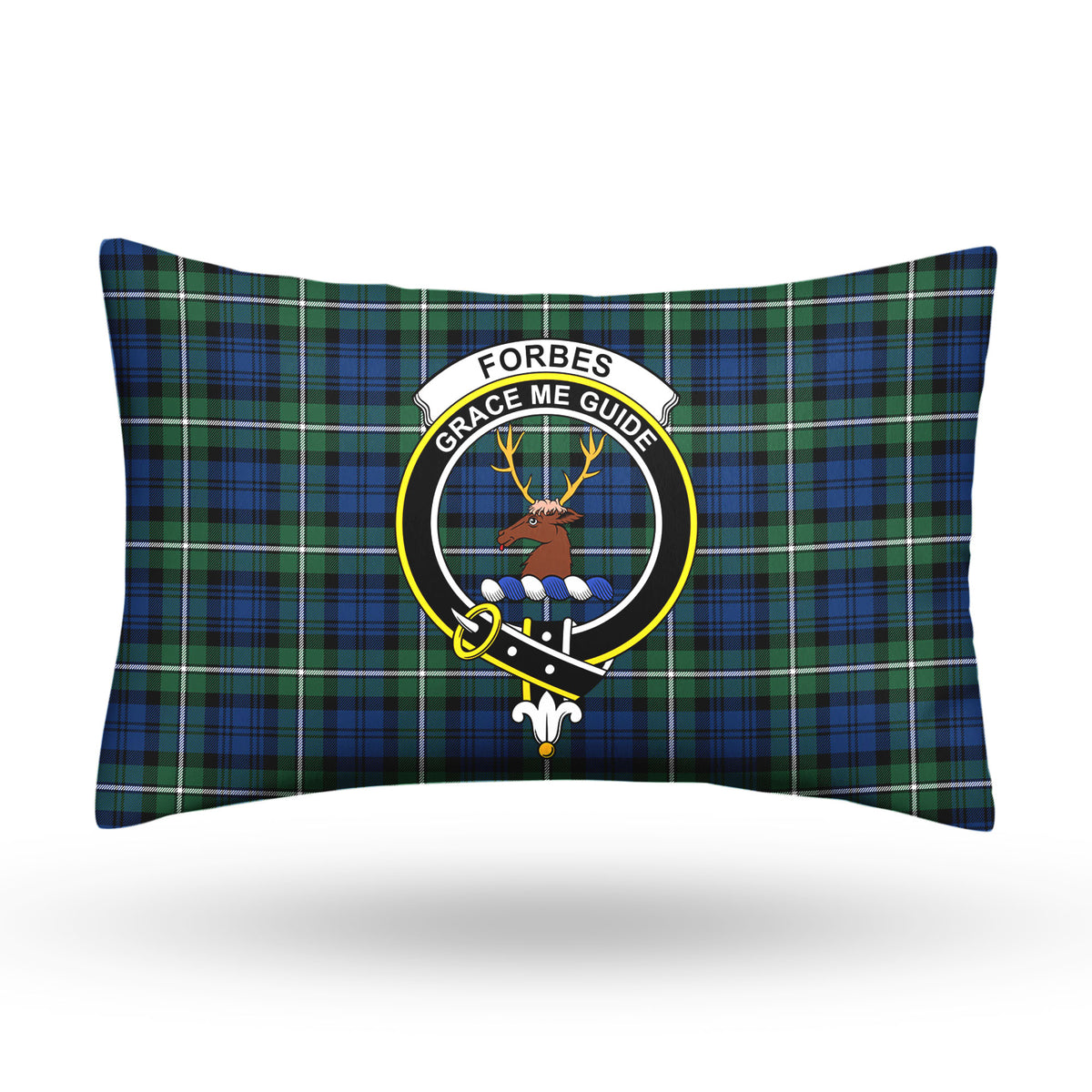 Forbes Ancient Tartan Crest Pillow Cover