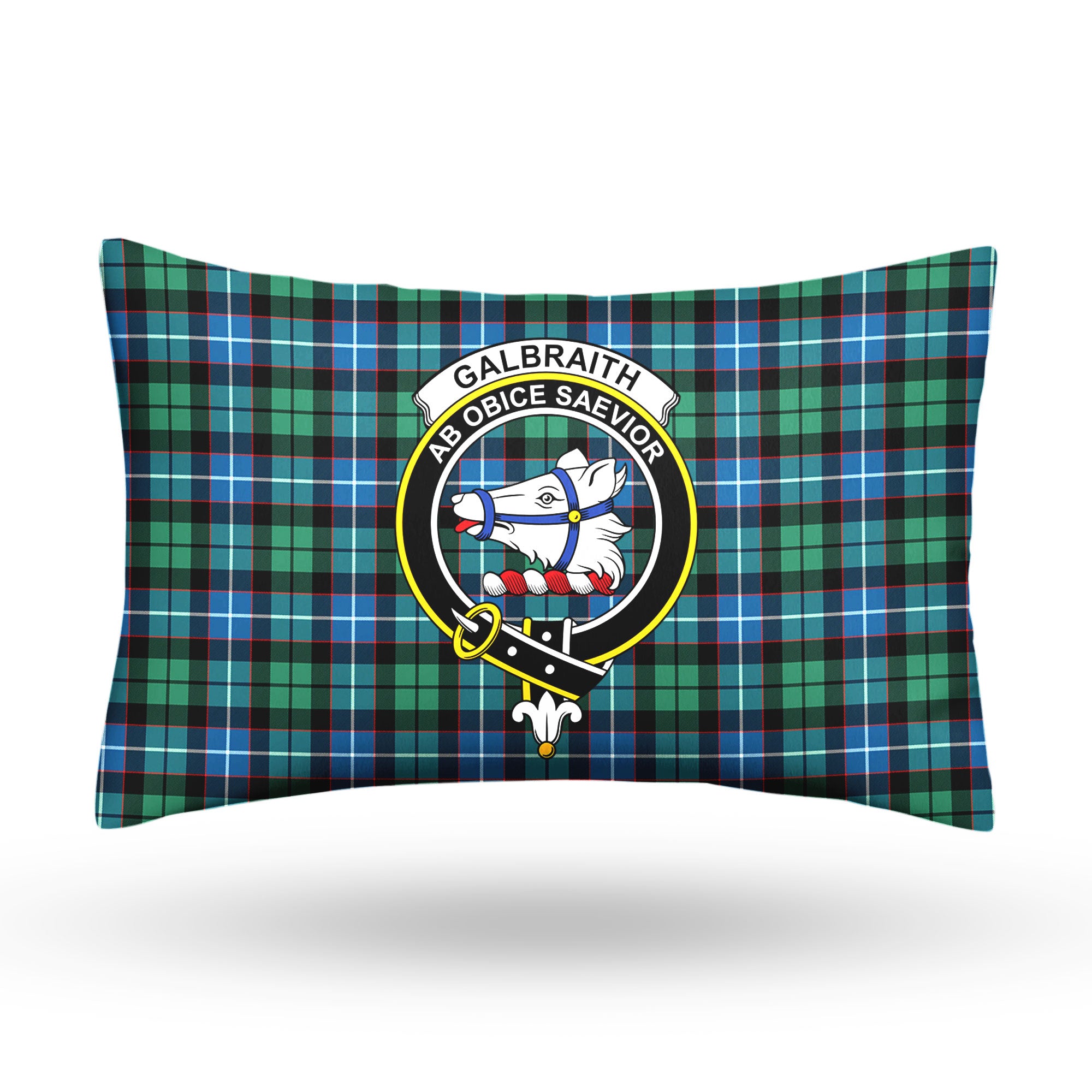 Galbraith Ancient Tartan Crest Pillow Cover