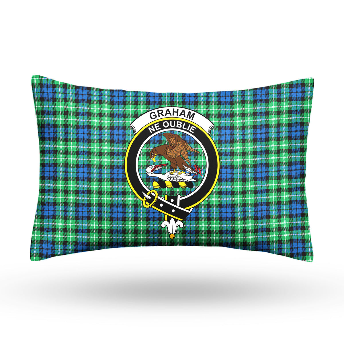 Graham of Montrose Ancient Tartan Crest Pillow Cover