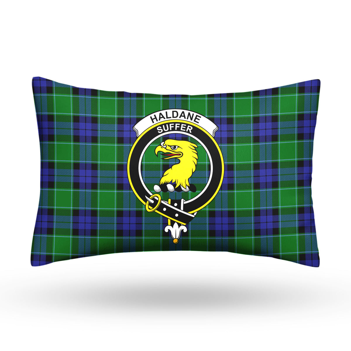 Haldane Tartan Crest Pillow Cover