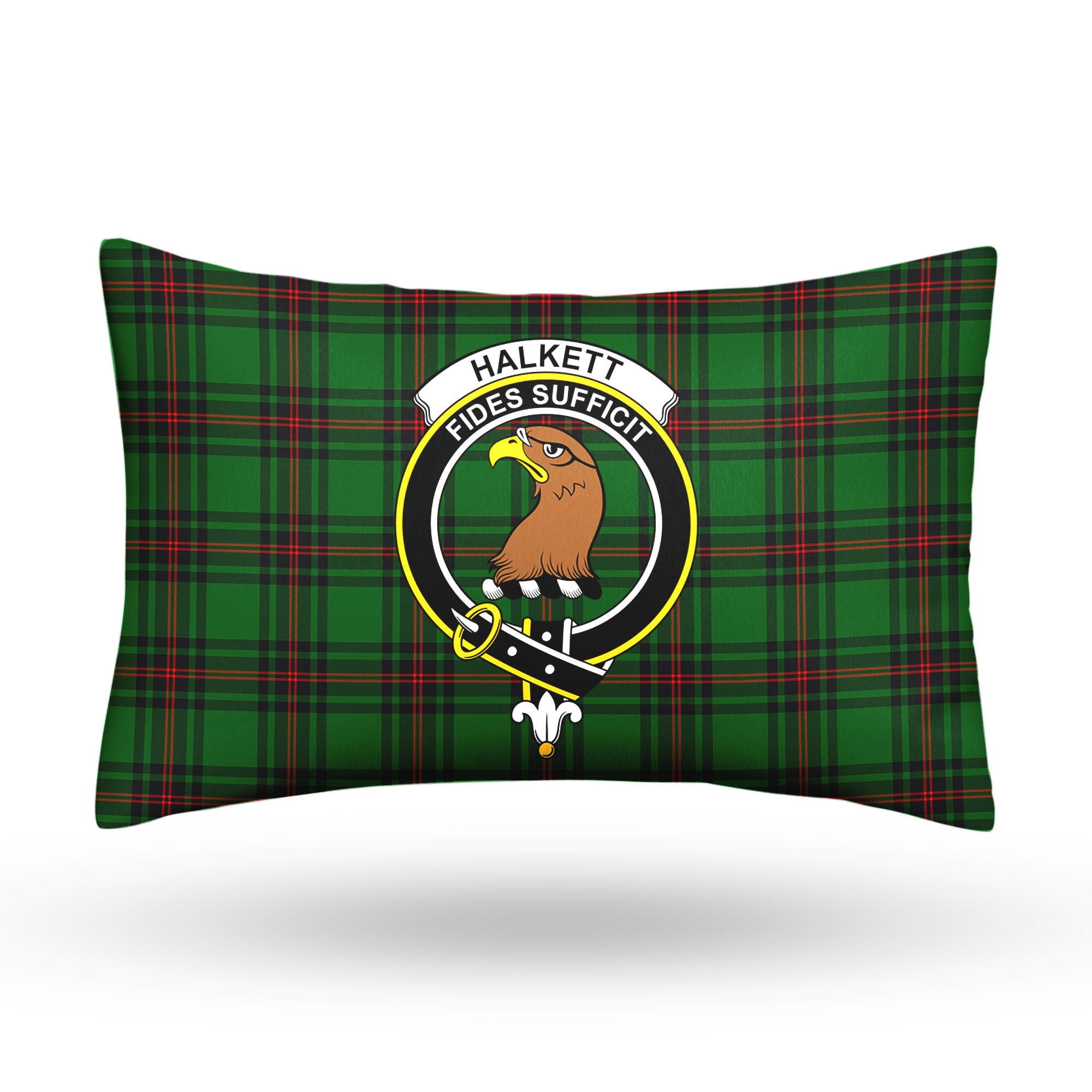 Halkett Tartan Crest Pillow Cover