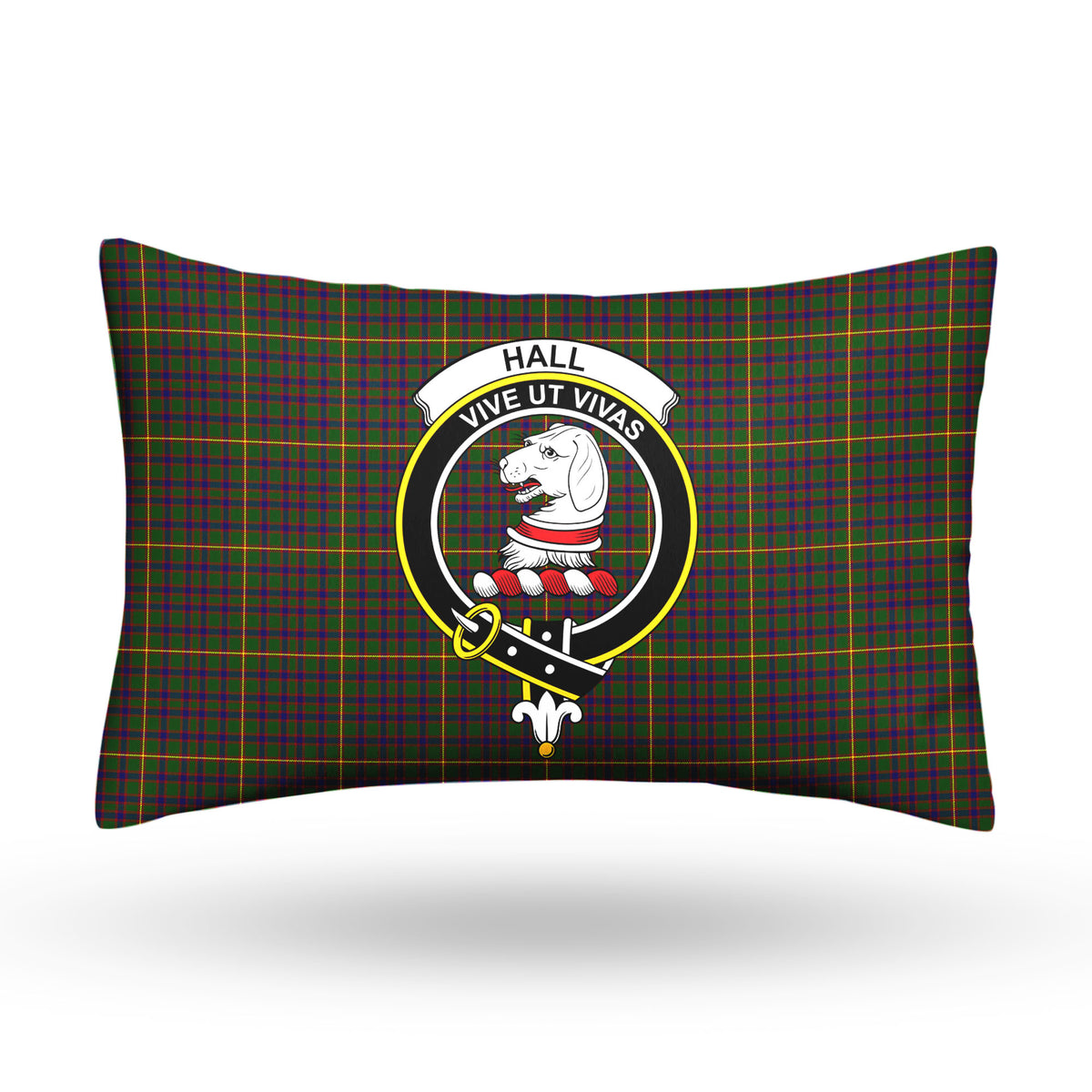 Hall Tartan Crest Pillow Cover