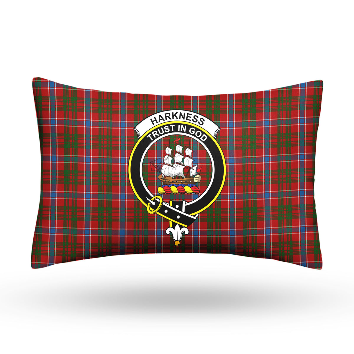 Harkness Dress Tartan Crest Pillow Cover