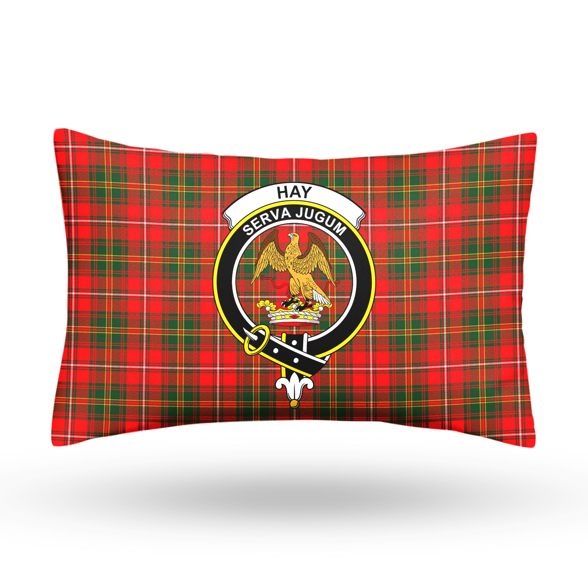 Hay Modern Tartan Crest Pillow Cover