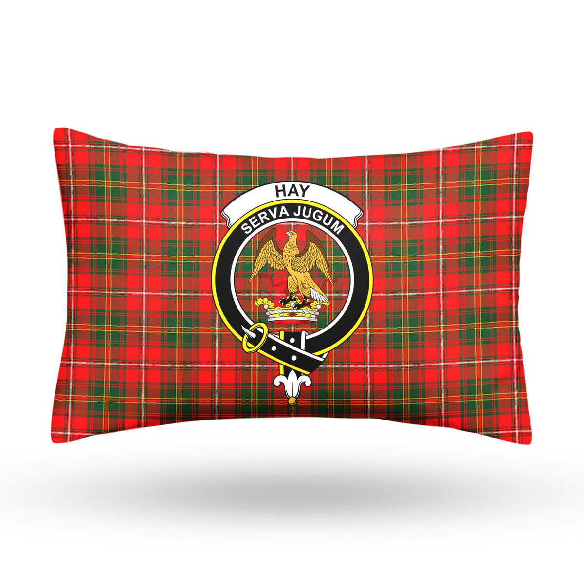 Hay Modern Tartan Crest Pillow Cover