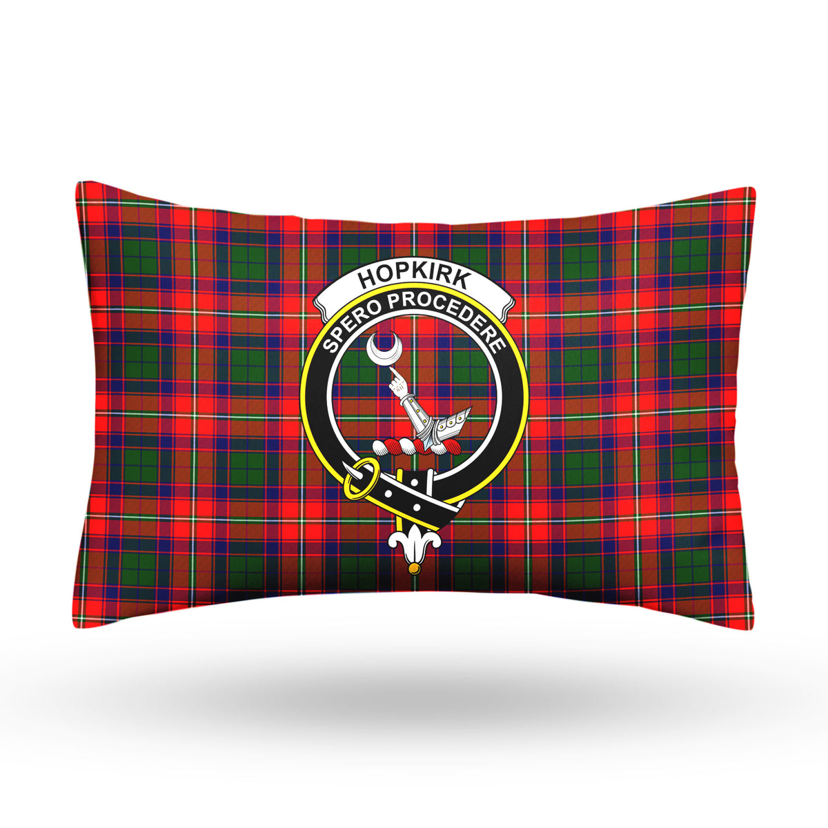 Hopkirk Tartan Crest Pillow Cover