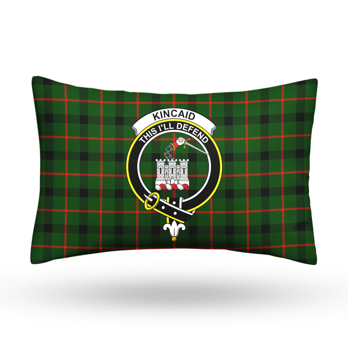 Kincaid Tartan Crest Pillow Cover