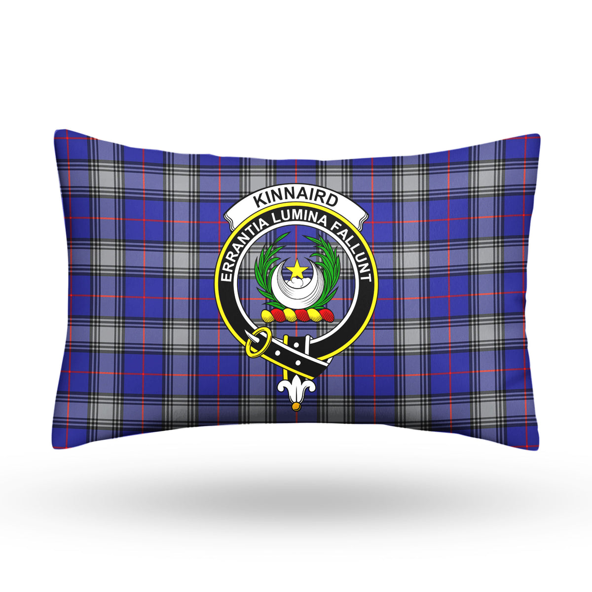 Kinnaird Tartan Crest Pillow Cover