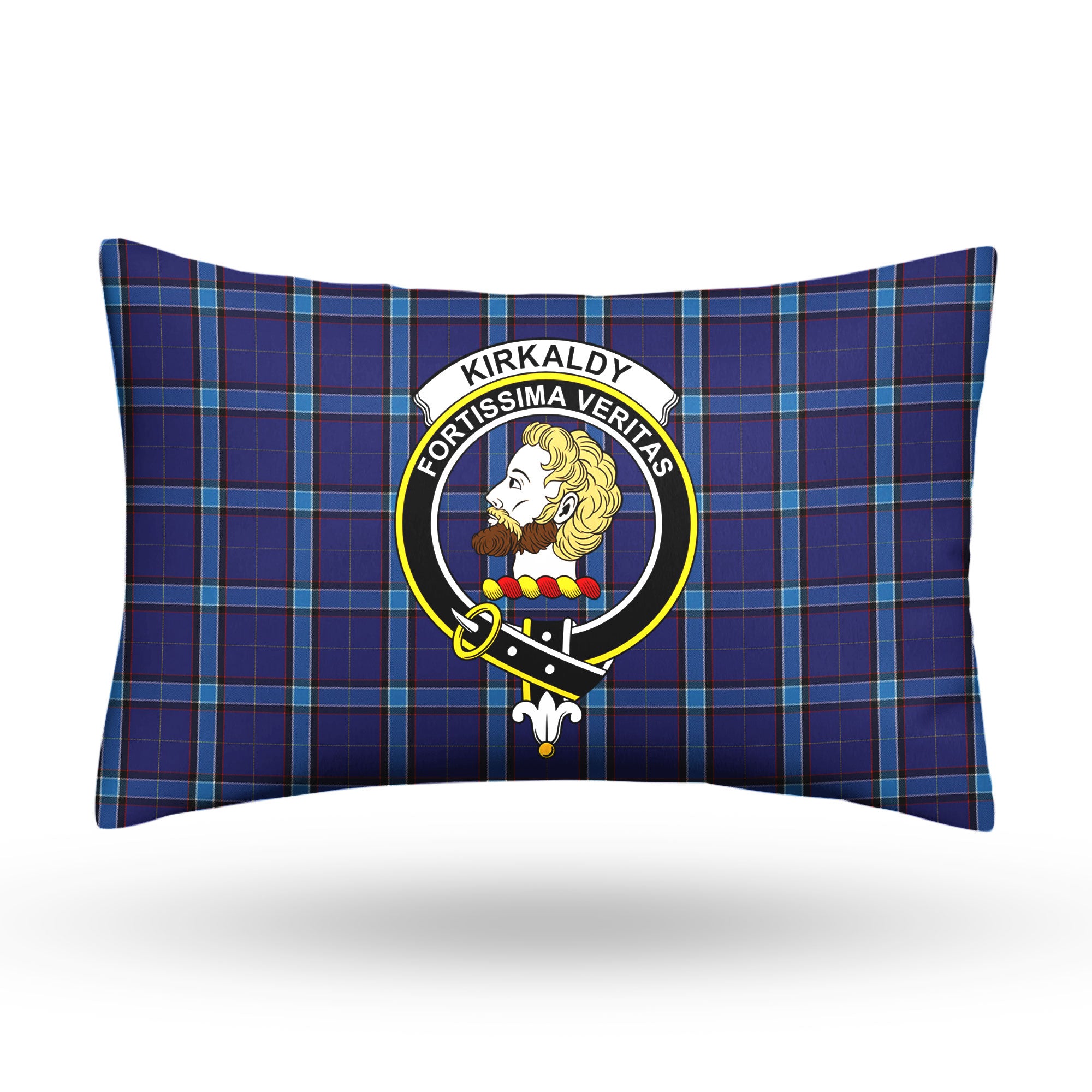 Kirkaldy Tartan Crest Pillow Cover