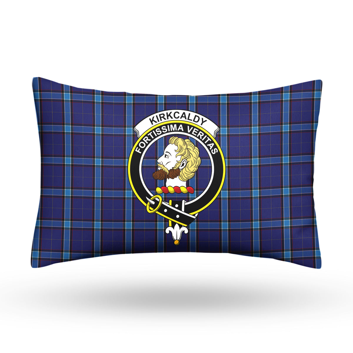 Kirkcaldy Tartan Crest Pillow Cover