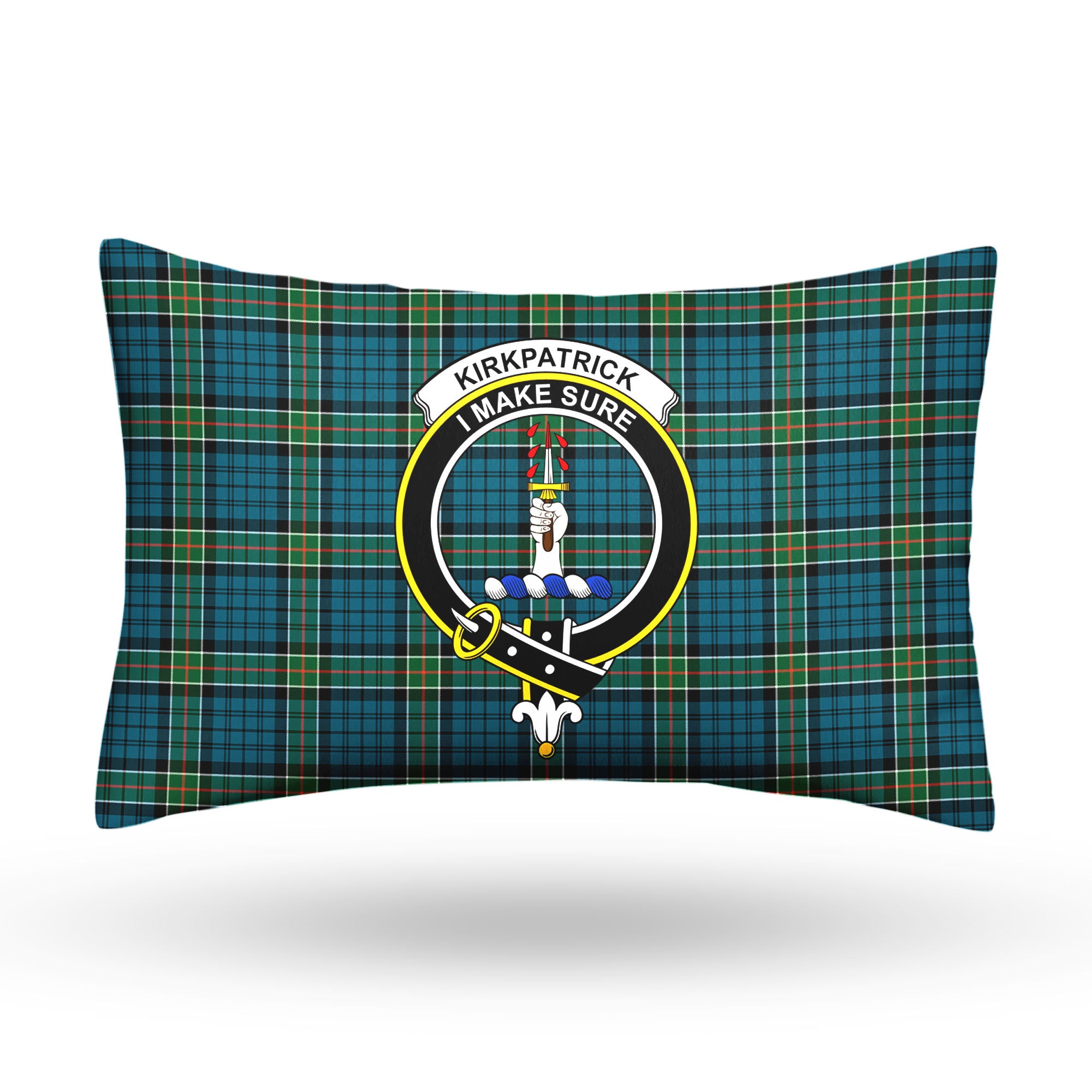 Kirkpatrick Ancient Tartan Crest Pillow Cover