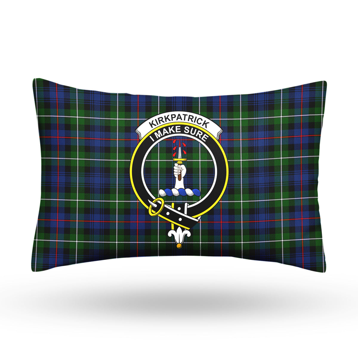 Kirkpatrick Tartan Crest Pillow Cover