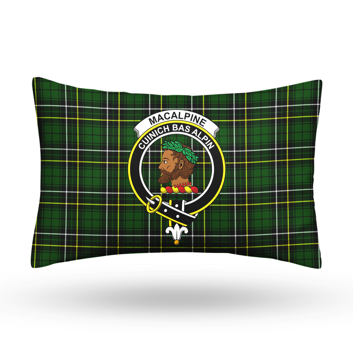 MacAlpine Modern Tartan Crest Pillow Cover