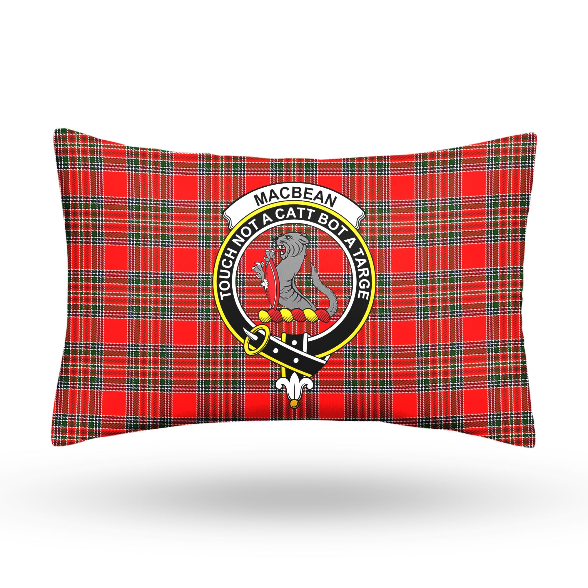 MacBean Tartan Crest Pillow Cover