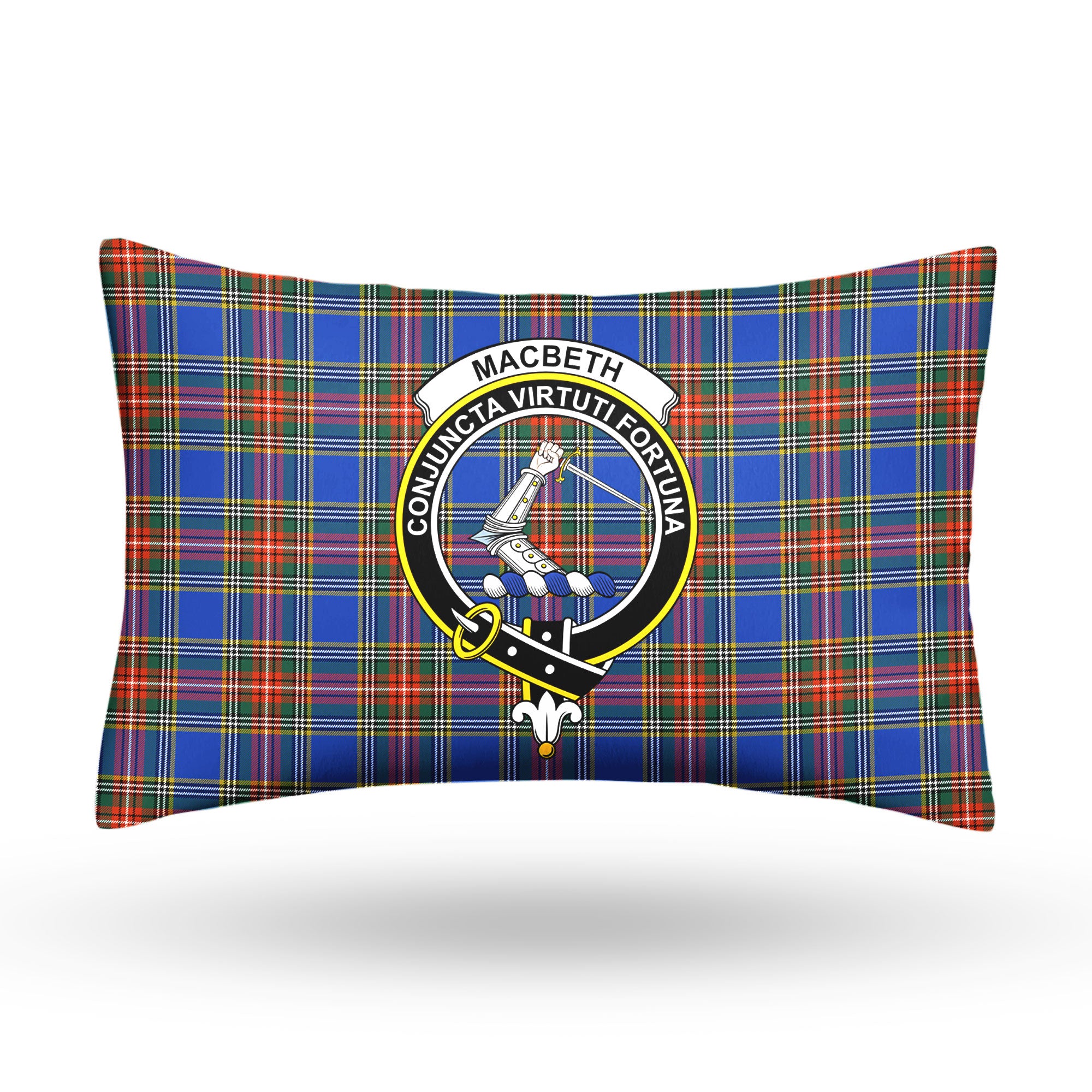 MacBeth Ancient Tartan Crest Pillow Cover