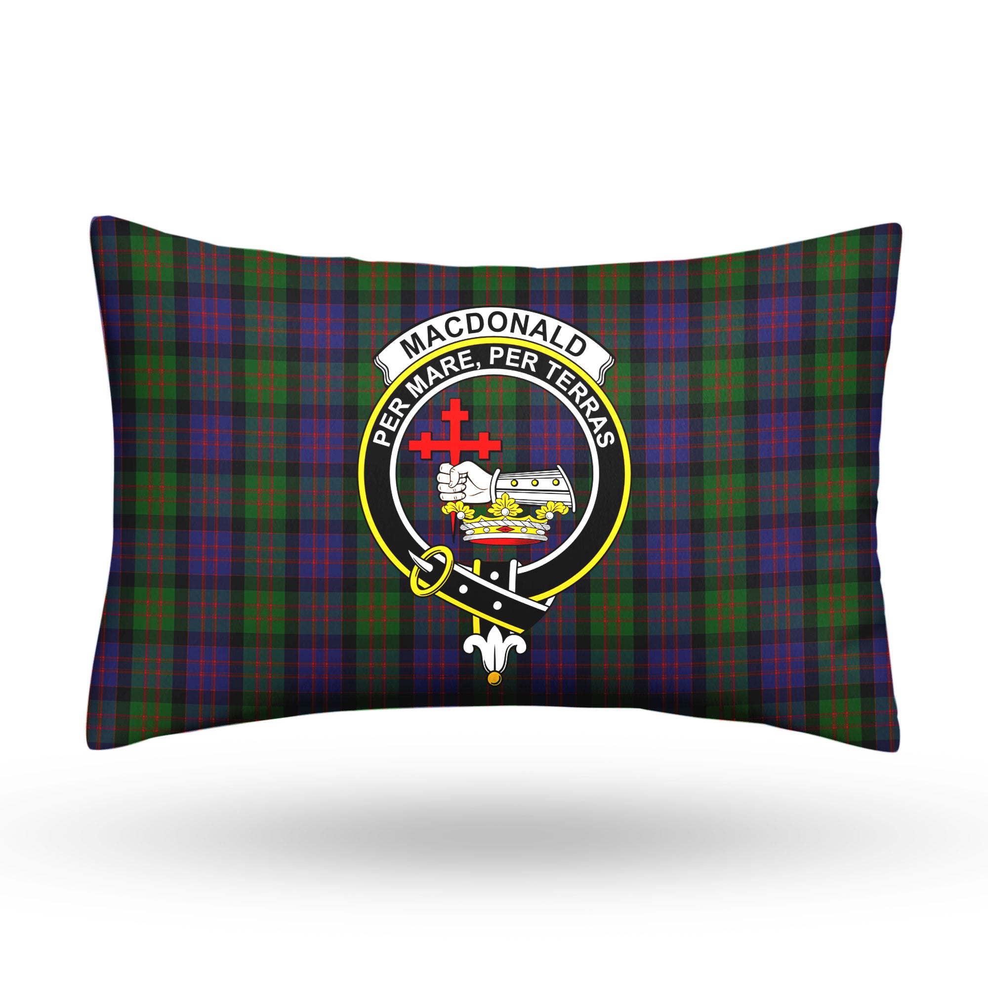 MacDonald Tartan Crest Pillow Cover