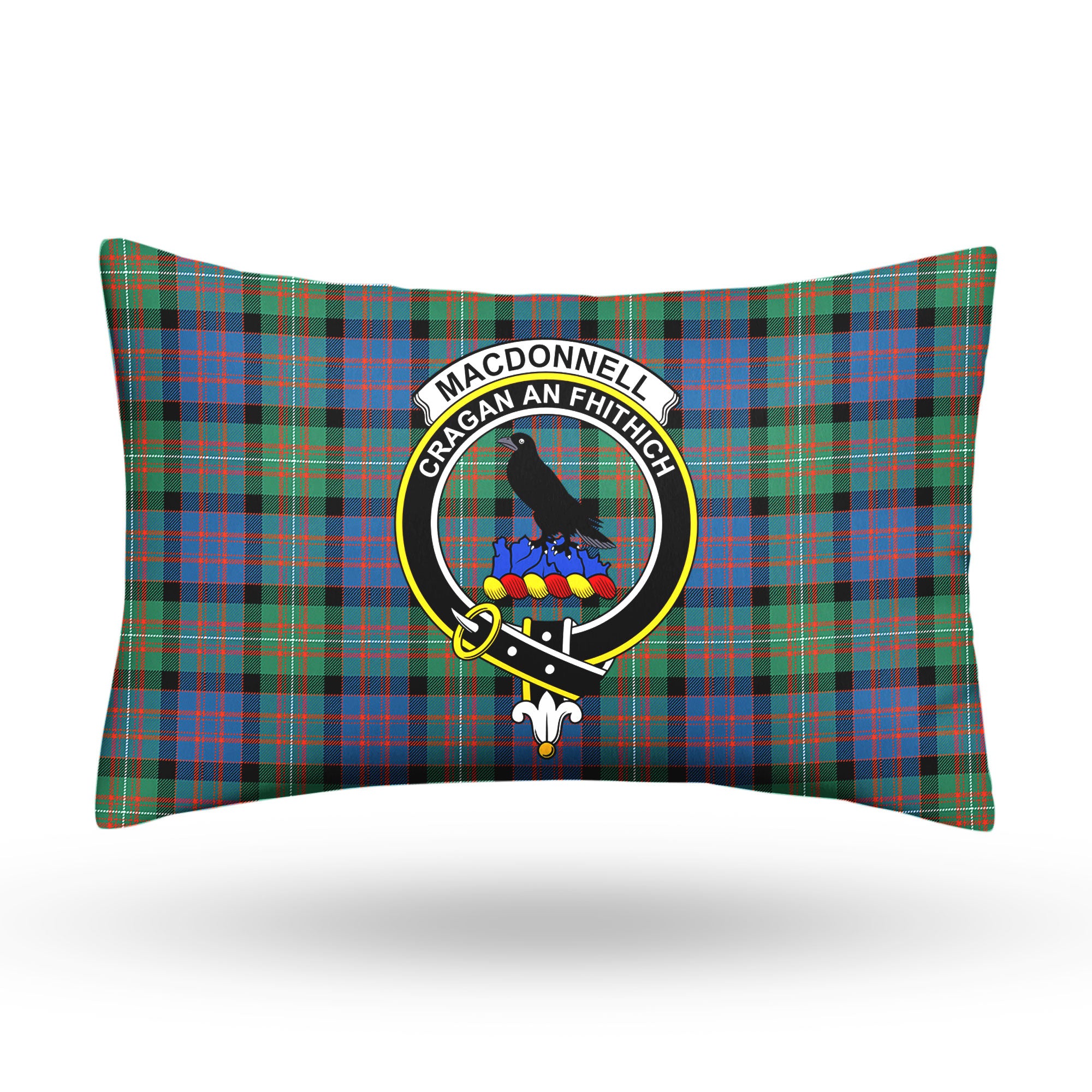 MacDonnell of Glengarry Ancient Tartan Crest Pillow Cover