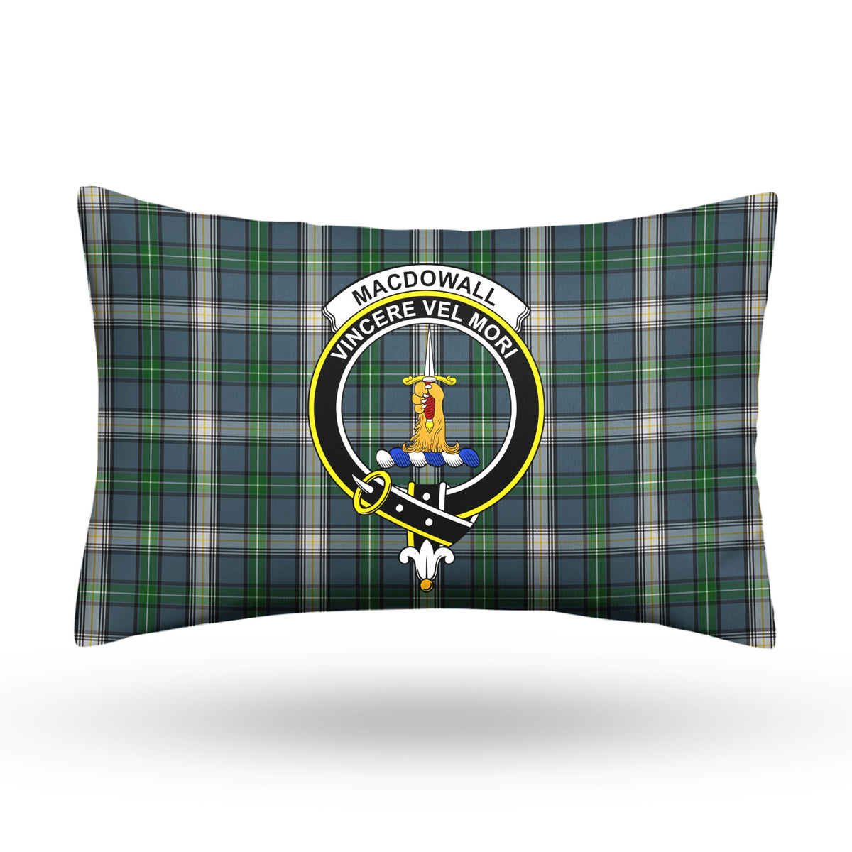 MacDowall Tartan Crest Pillow Cover