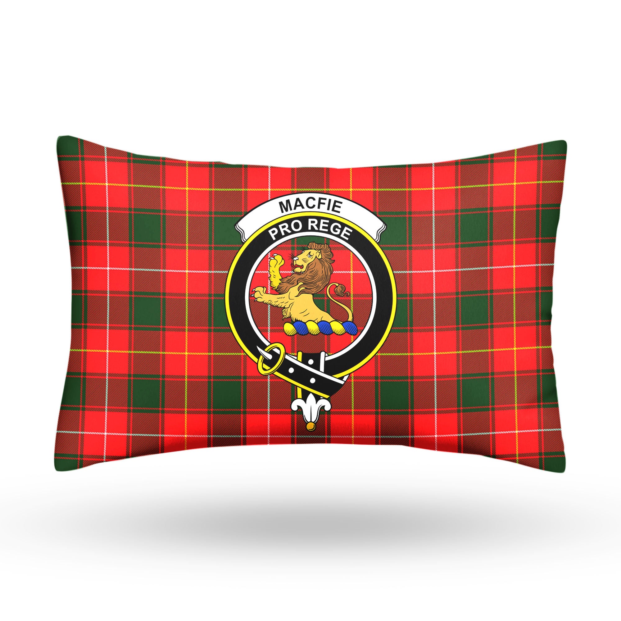 MacFie Tartan Crest Pillow Cover