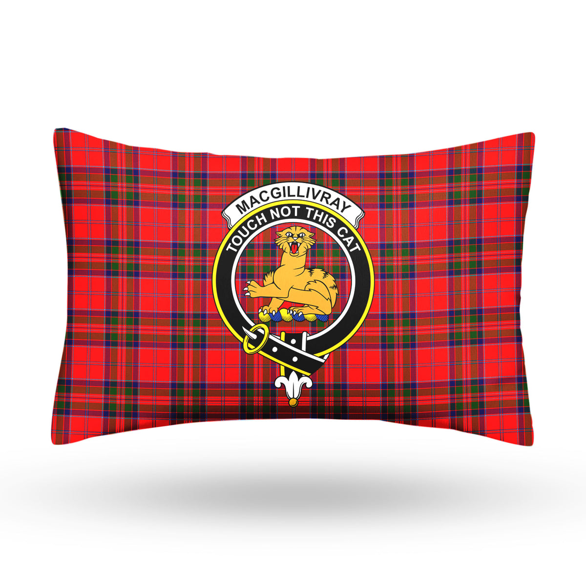 MacGillivray Modern Tartan Crest Pillow Cover