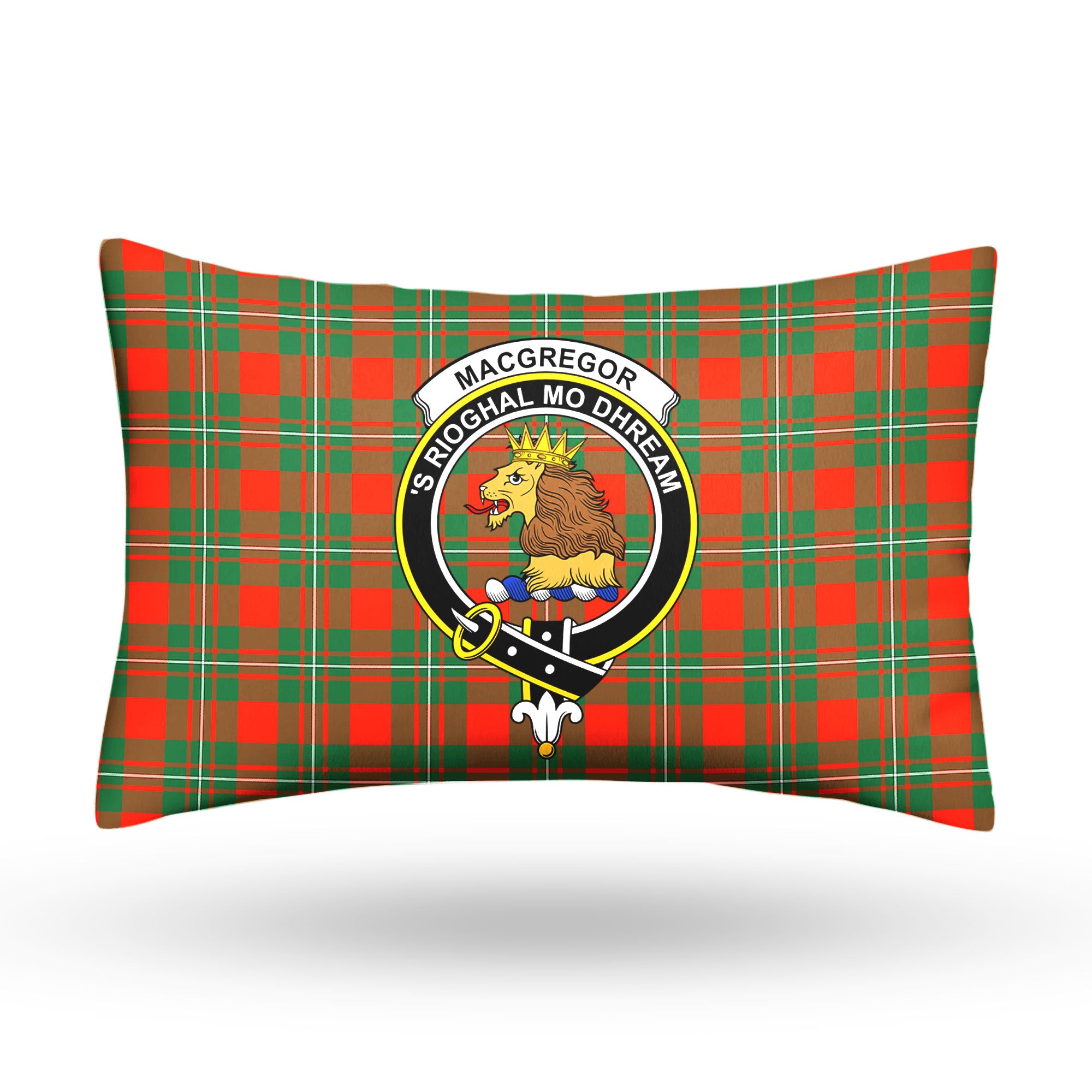 MacGregor Ancient Tartan Crest Pillow Cover