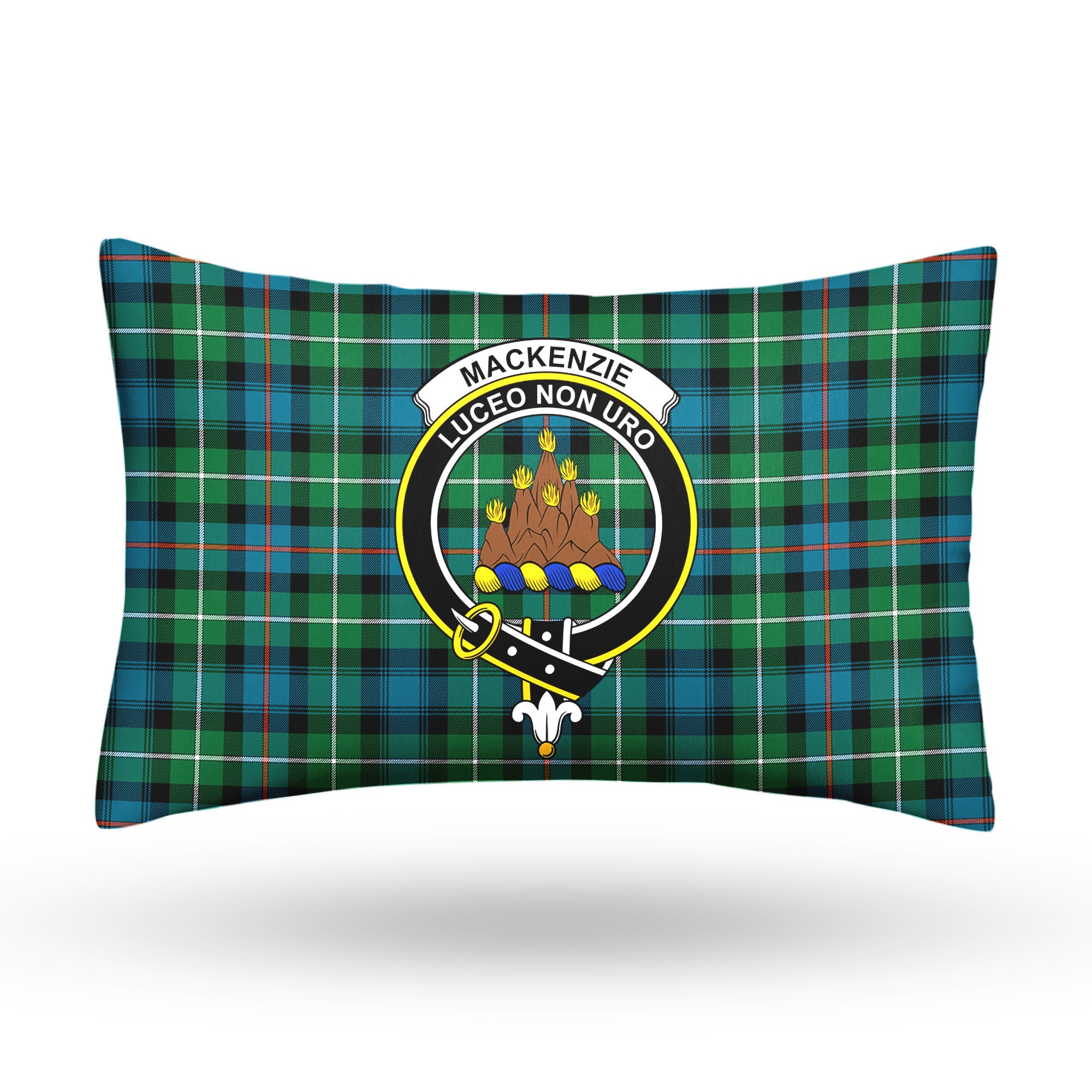 MacKenzie Ancient Tartan Crest Pillow Cover