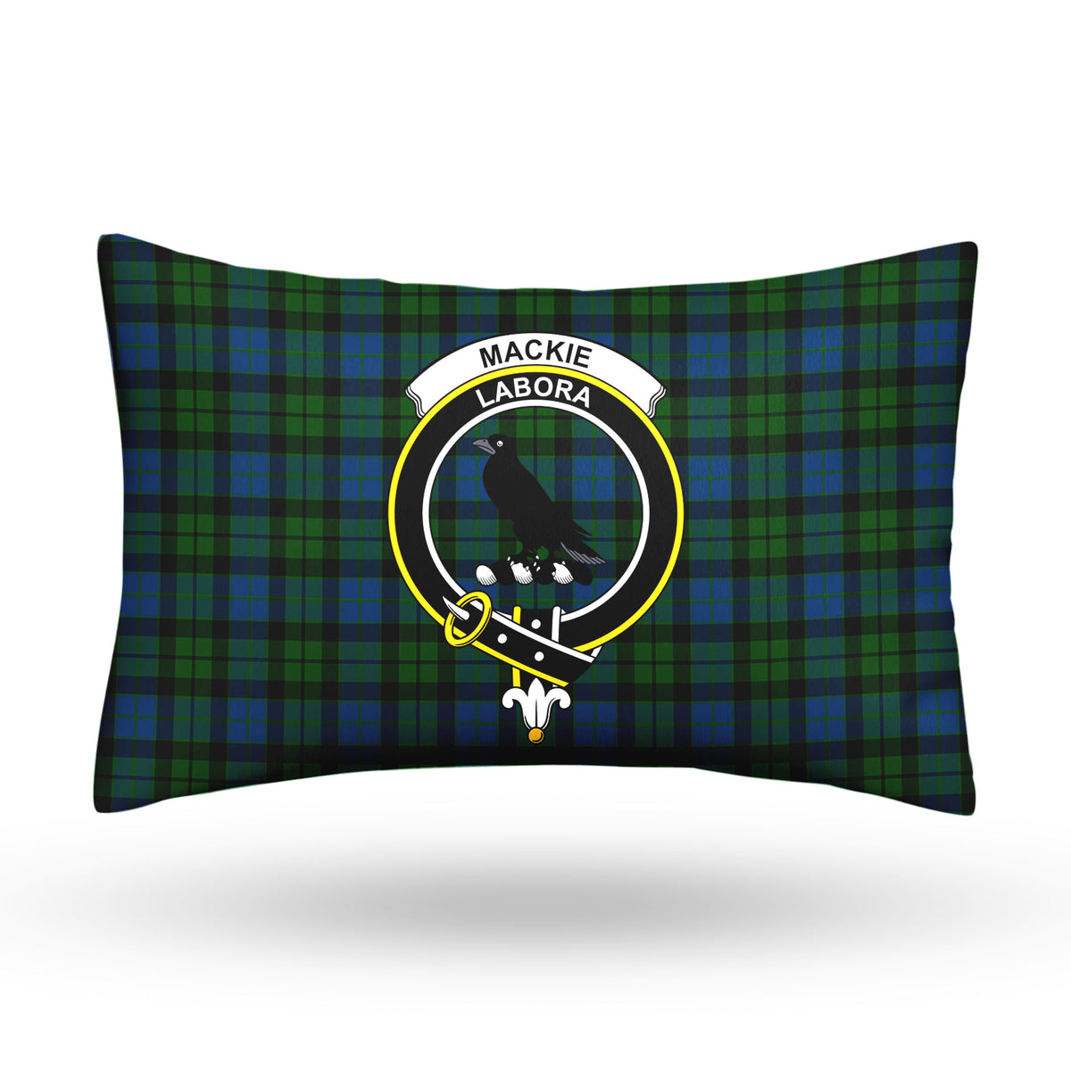 MacKie Tartan Crest Pillow Cover