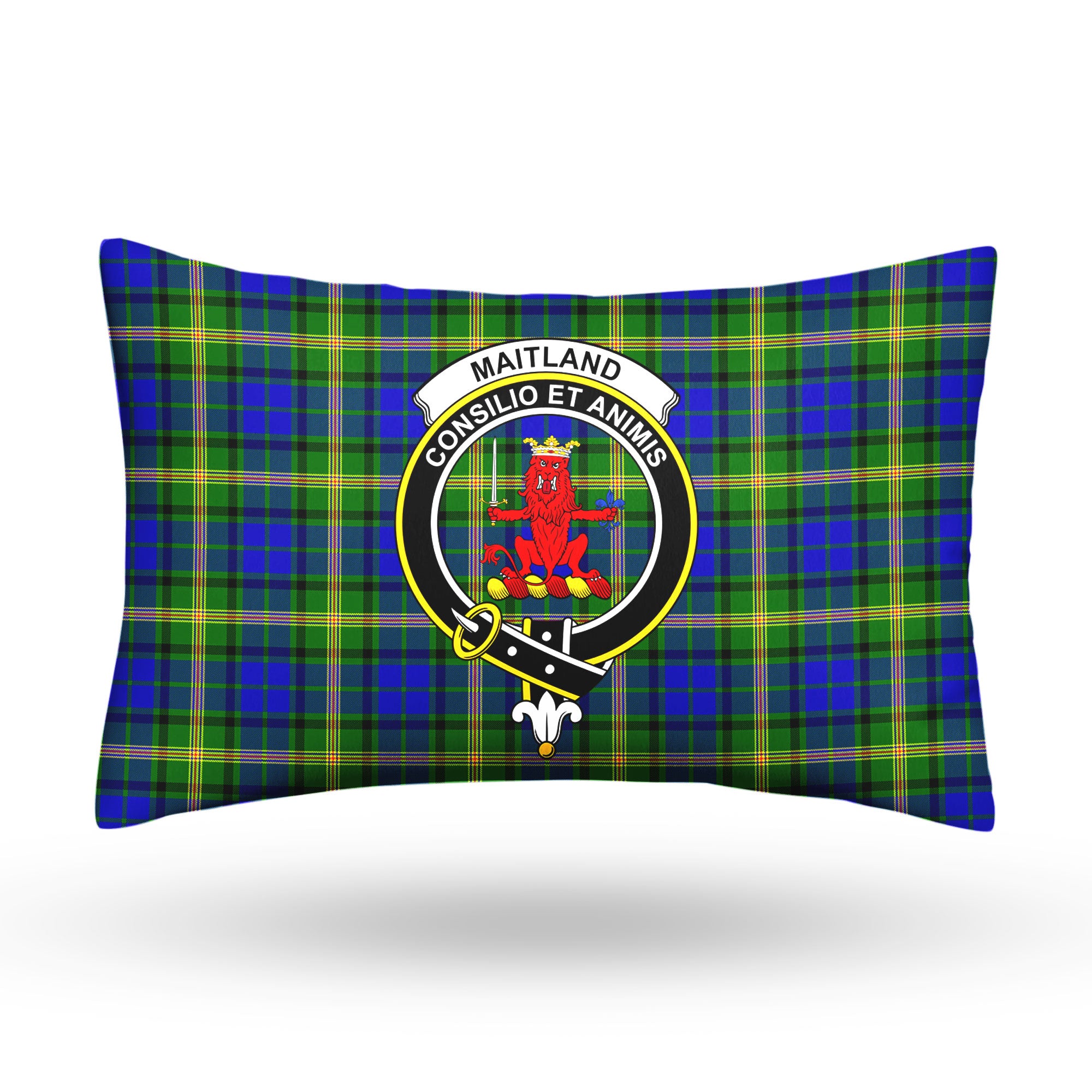 Maitland Tartan Crest Pillow Cover