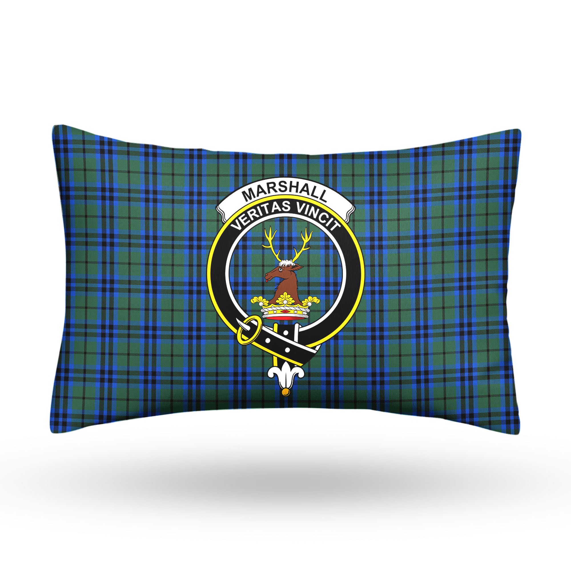 Marshall Tartan Crest Pillow Cover