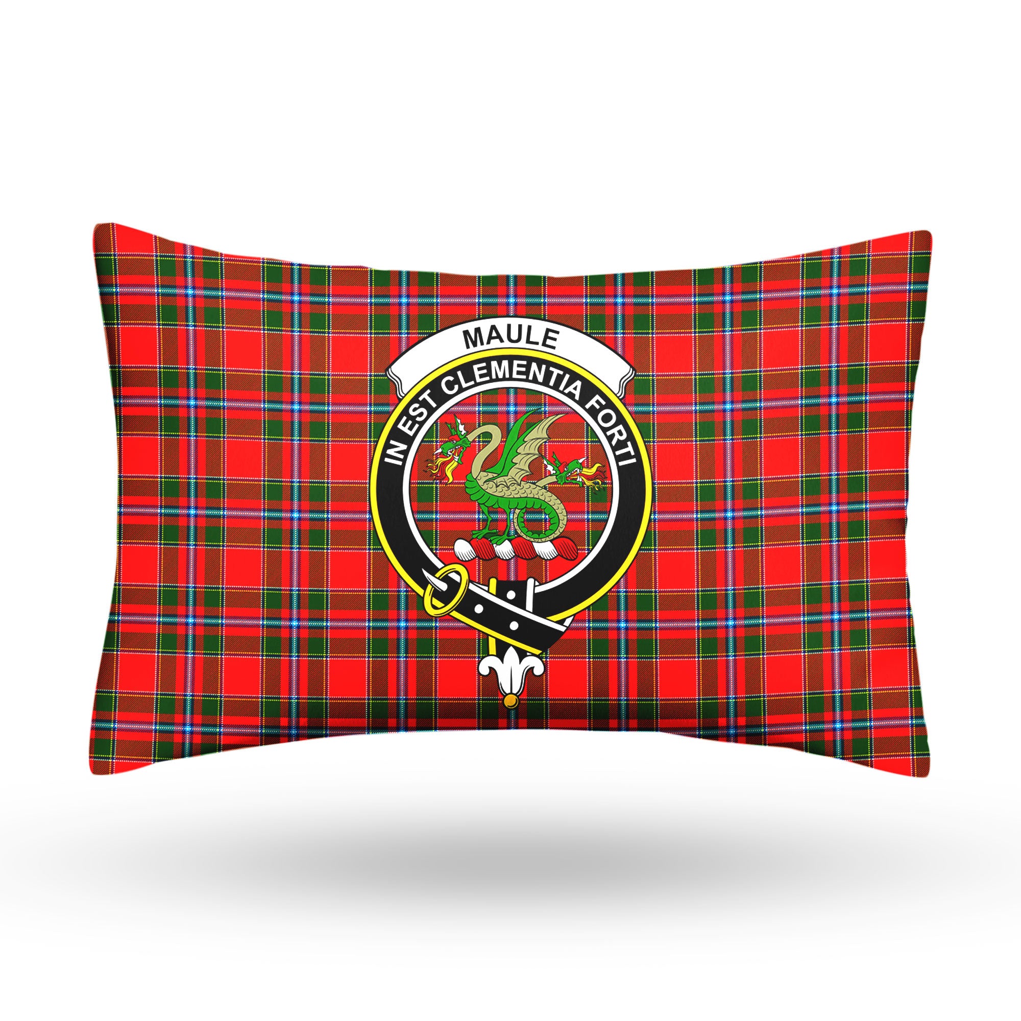 Maule Tartan Crest Pillow Cover