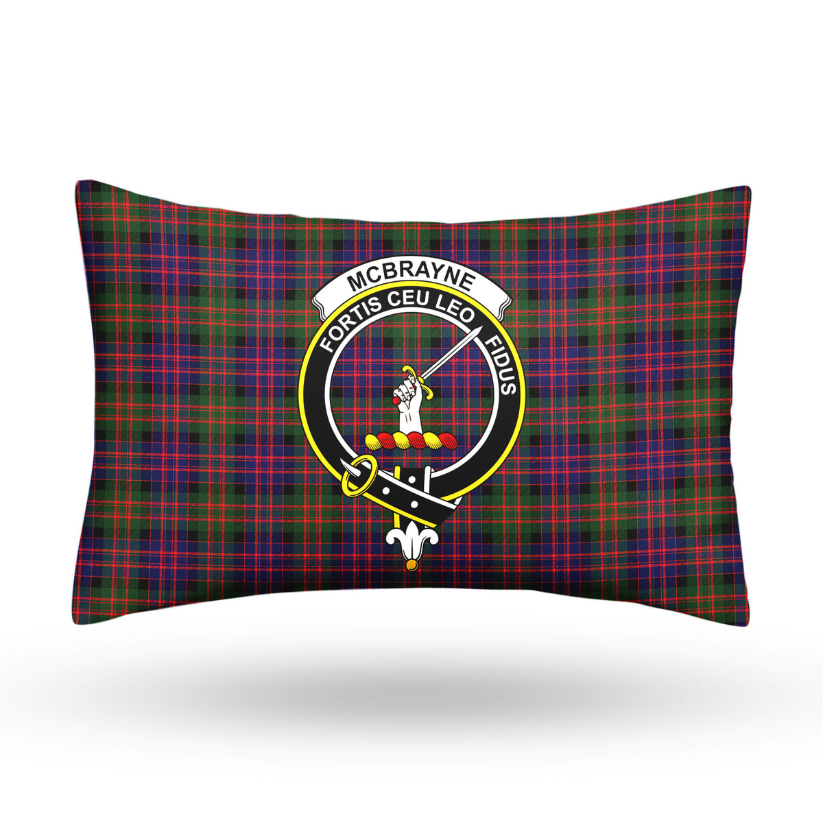 McBrayne Tartan Crest Pillow Cover