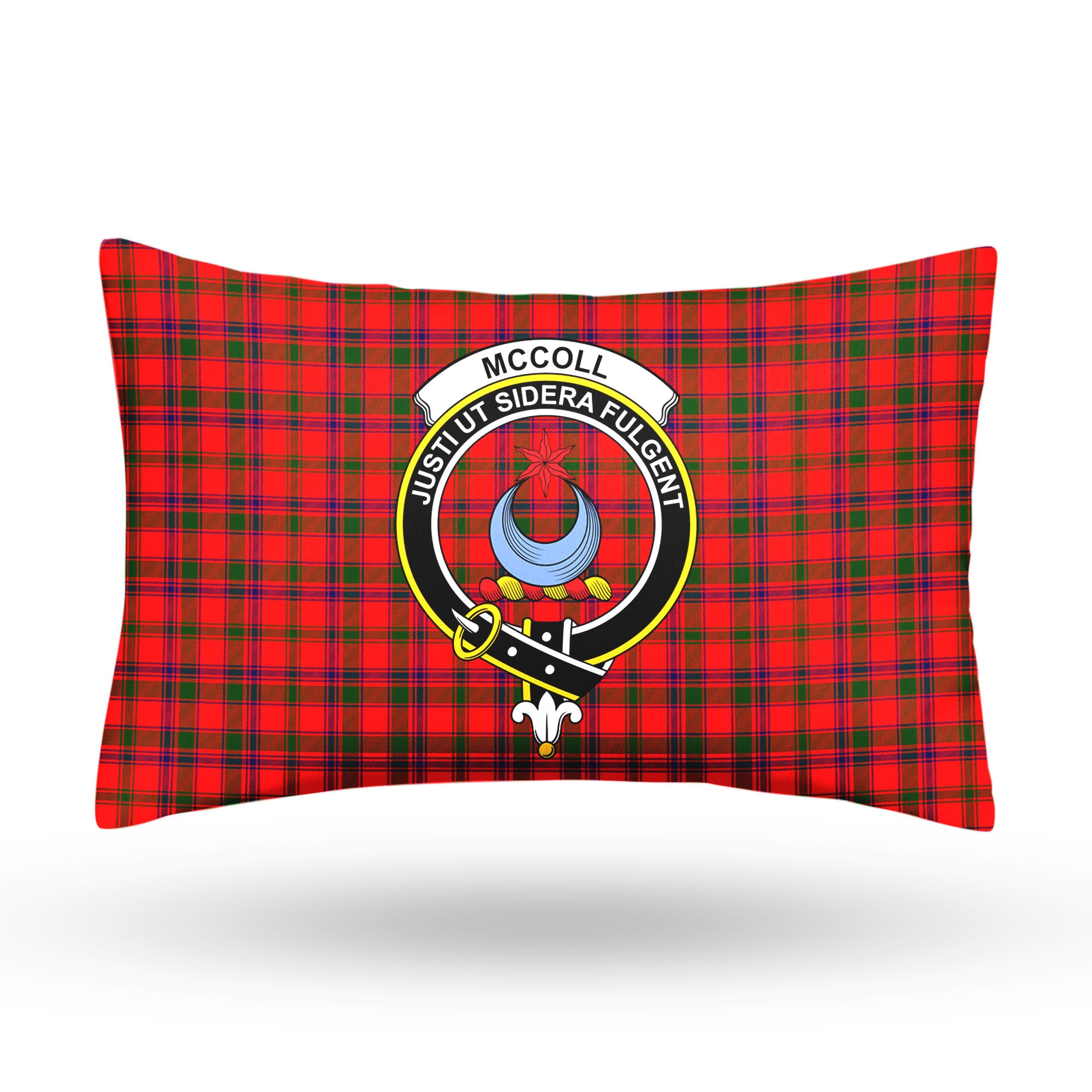 McColl Tartan Crest Pillow Cover