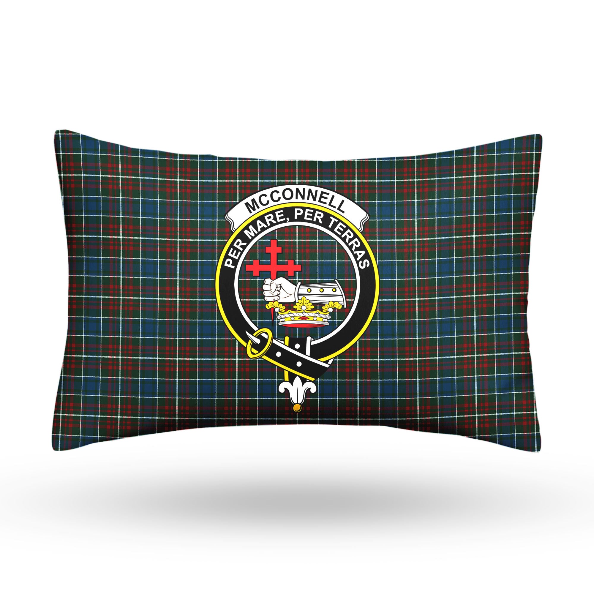 McConnell Tartan Crest Pillow Cover