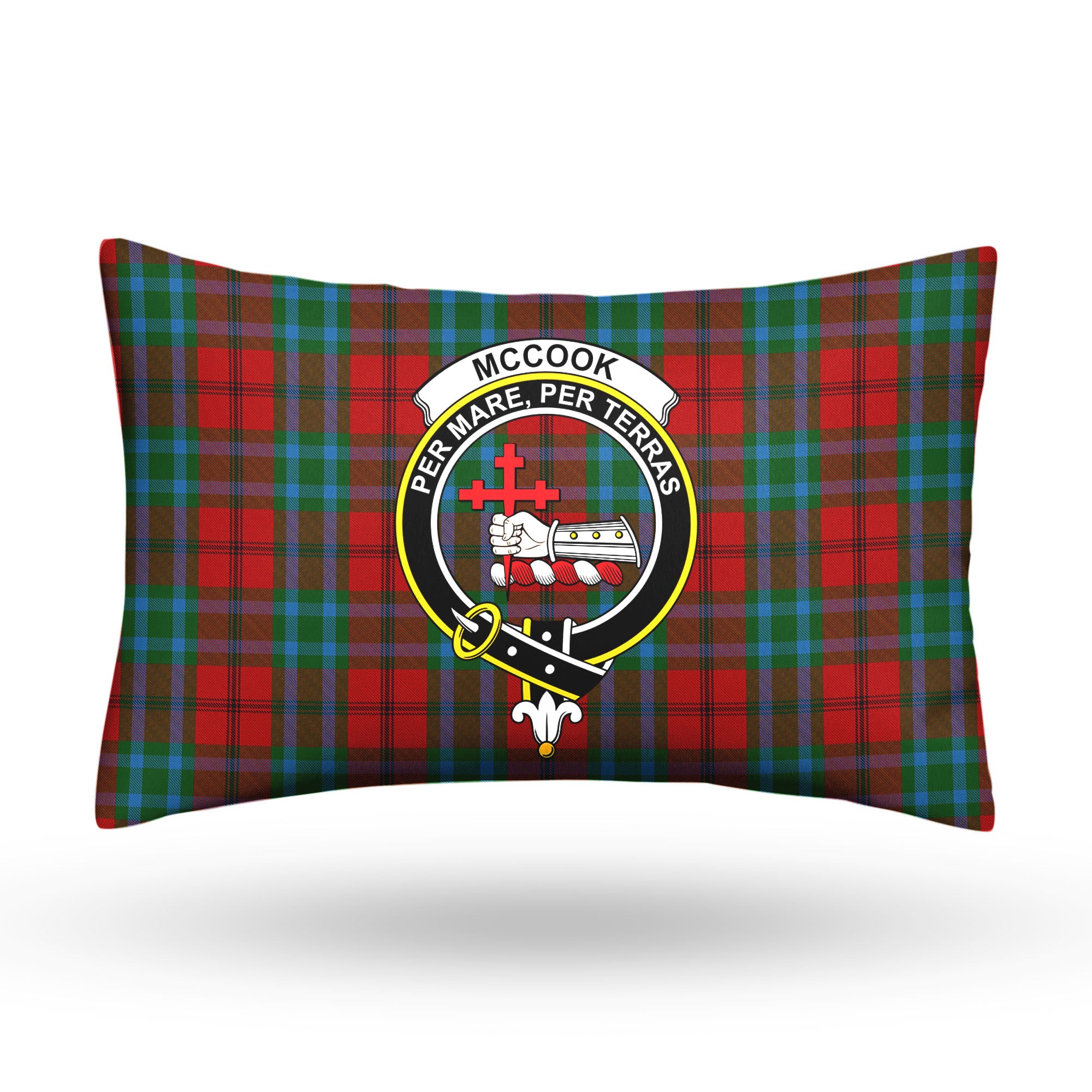 McCook Tartan Crest Pillow Cover