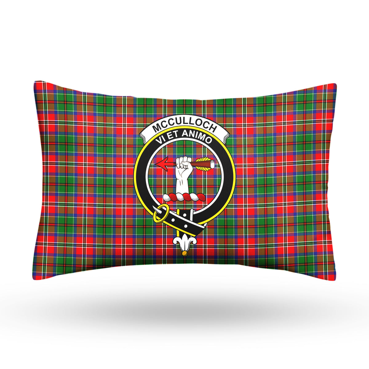 McCulloch Tartan Crest Pillow Cover