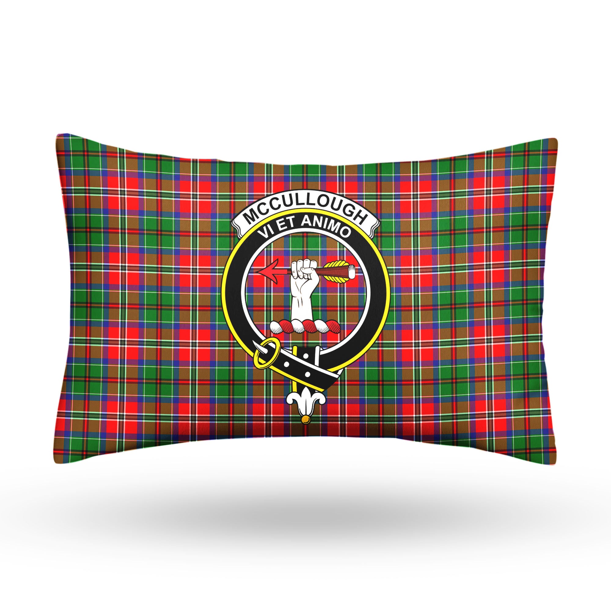 McCullough Tartan Crest Pillow Cover