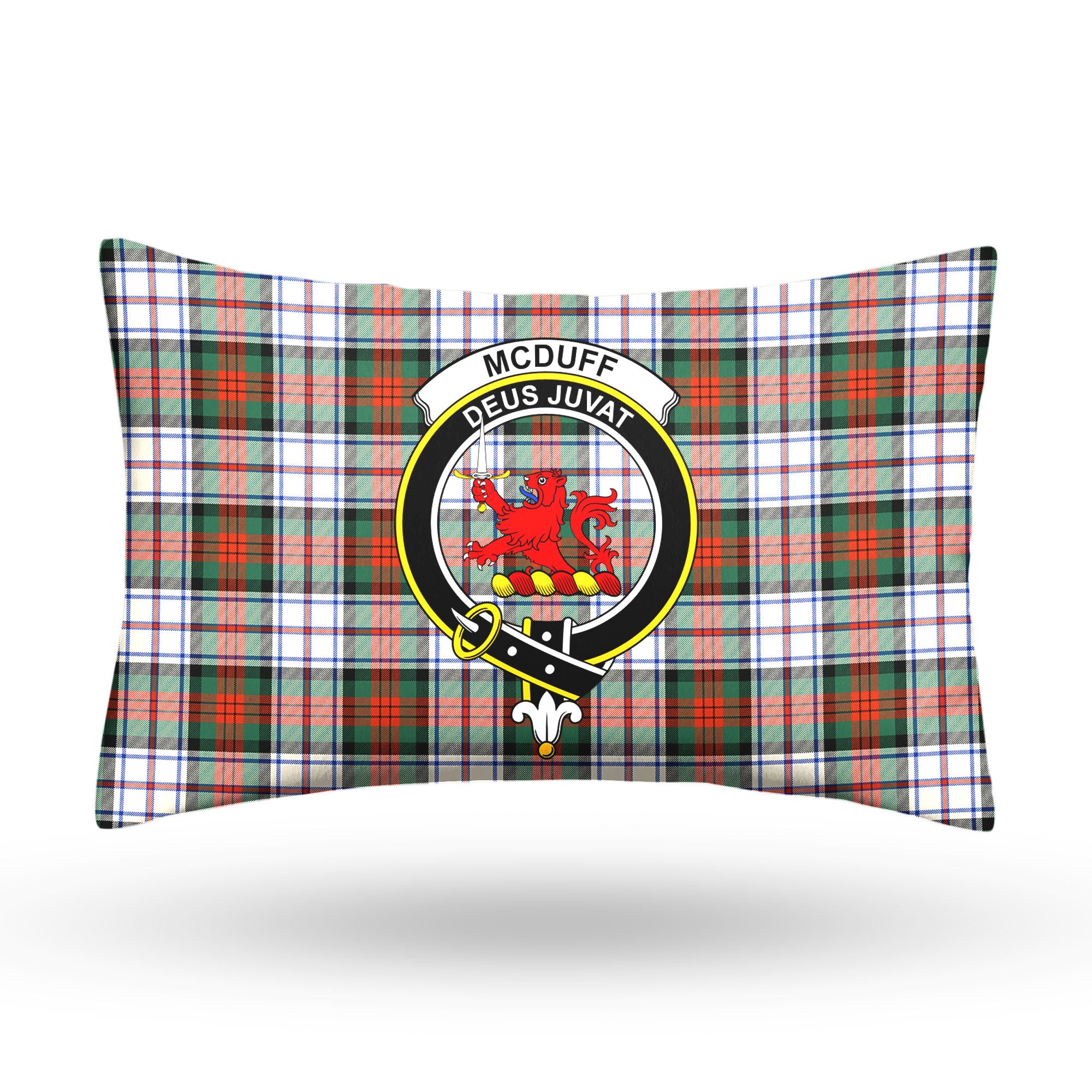 McDuff Dress Ancient Tartan Crest Pillow Cover