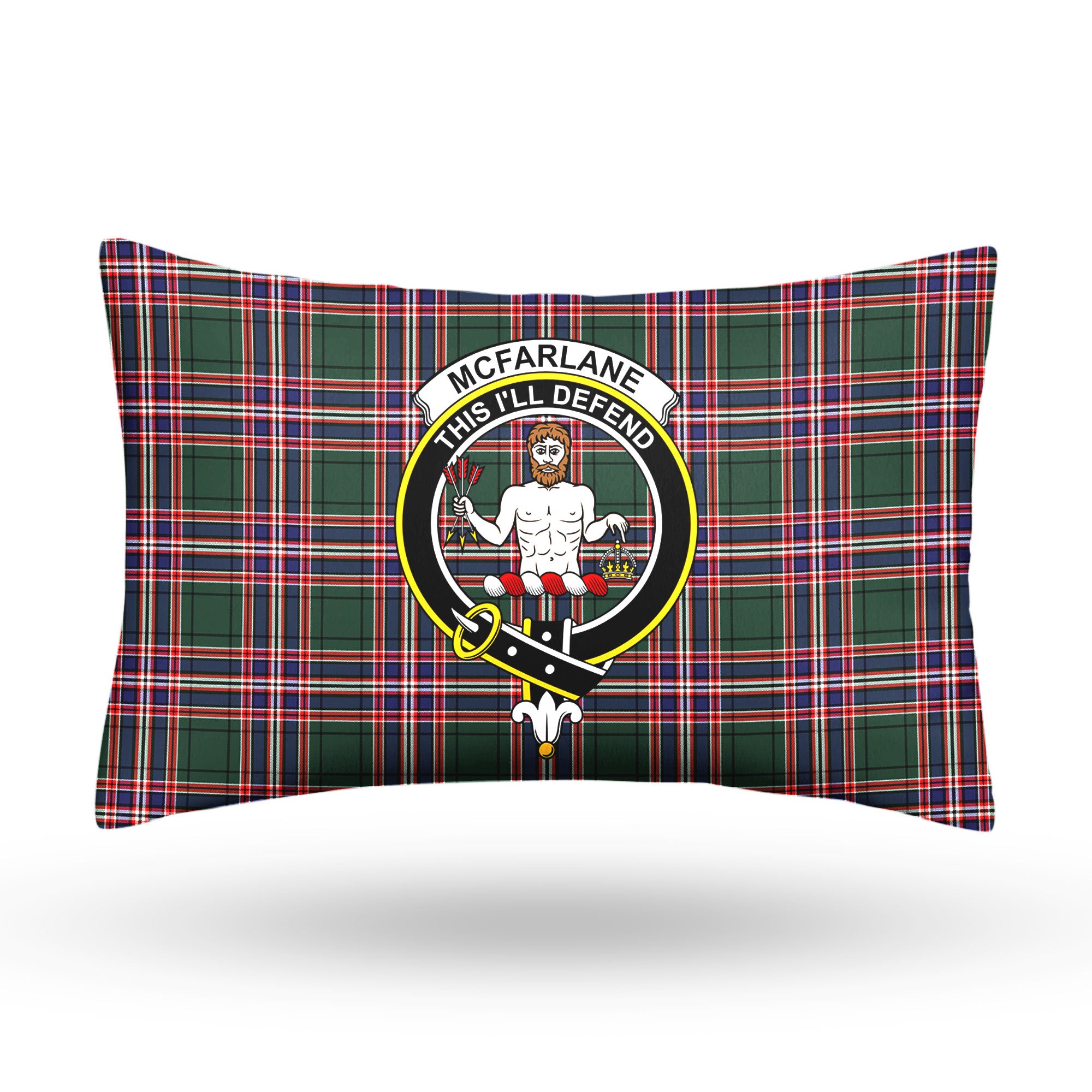 McFarlane Hunting Modern Tartan Crest Pillow Cover