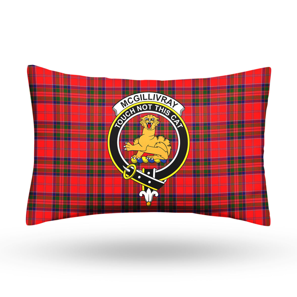 McGillivray Modern Tartan Crest Pillow Cover