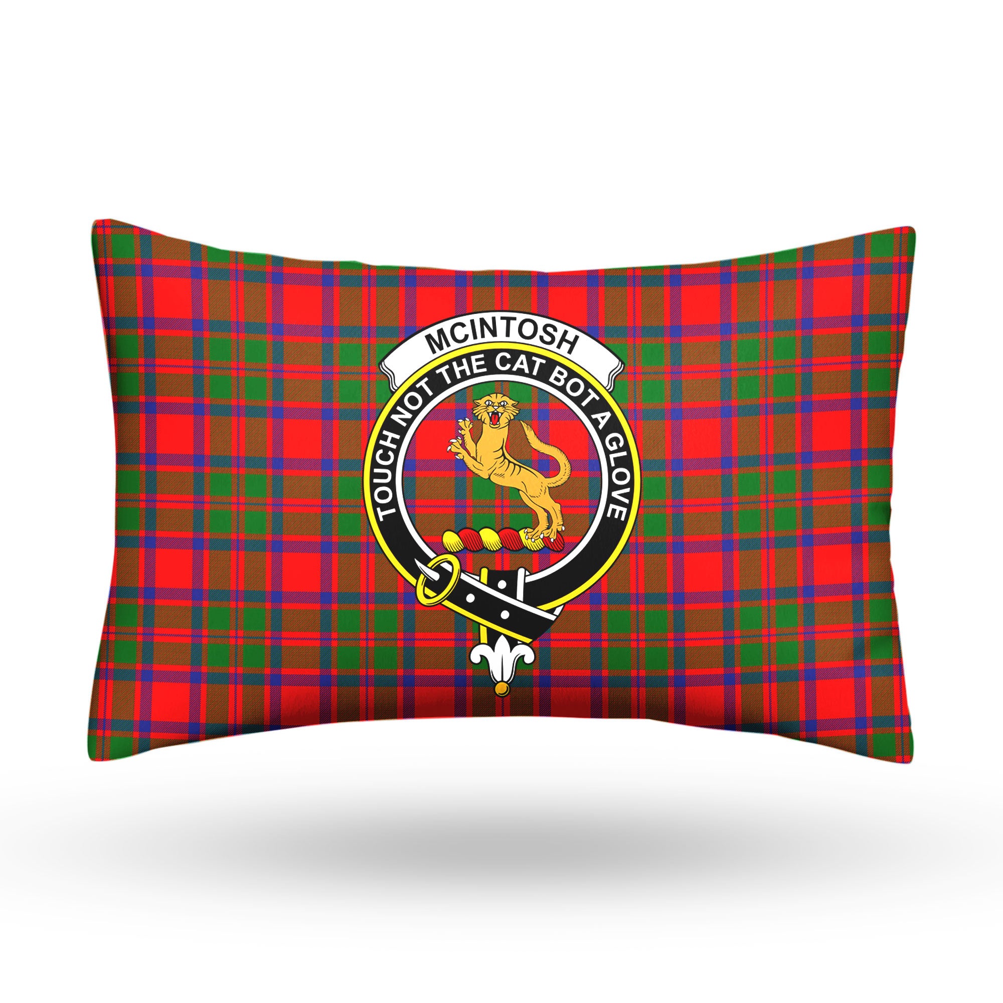 McIntosh Modern Tartan Crest Pillow Cover