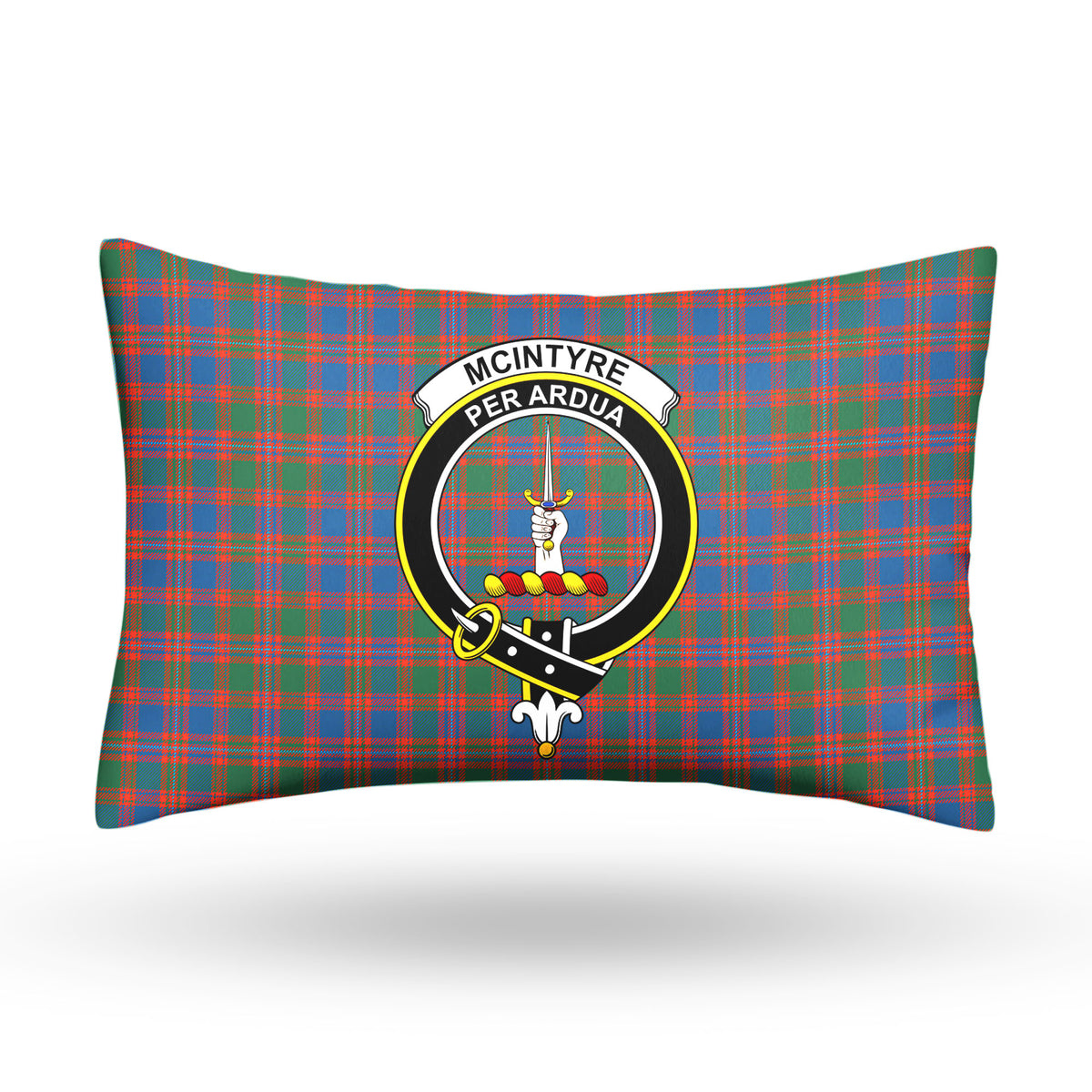 McIntyre Ancient Tartan Crest Pillow Cover