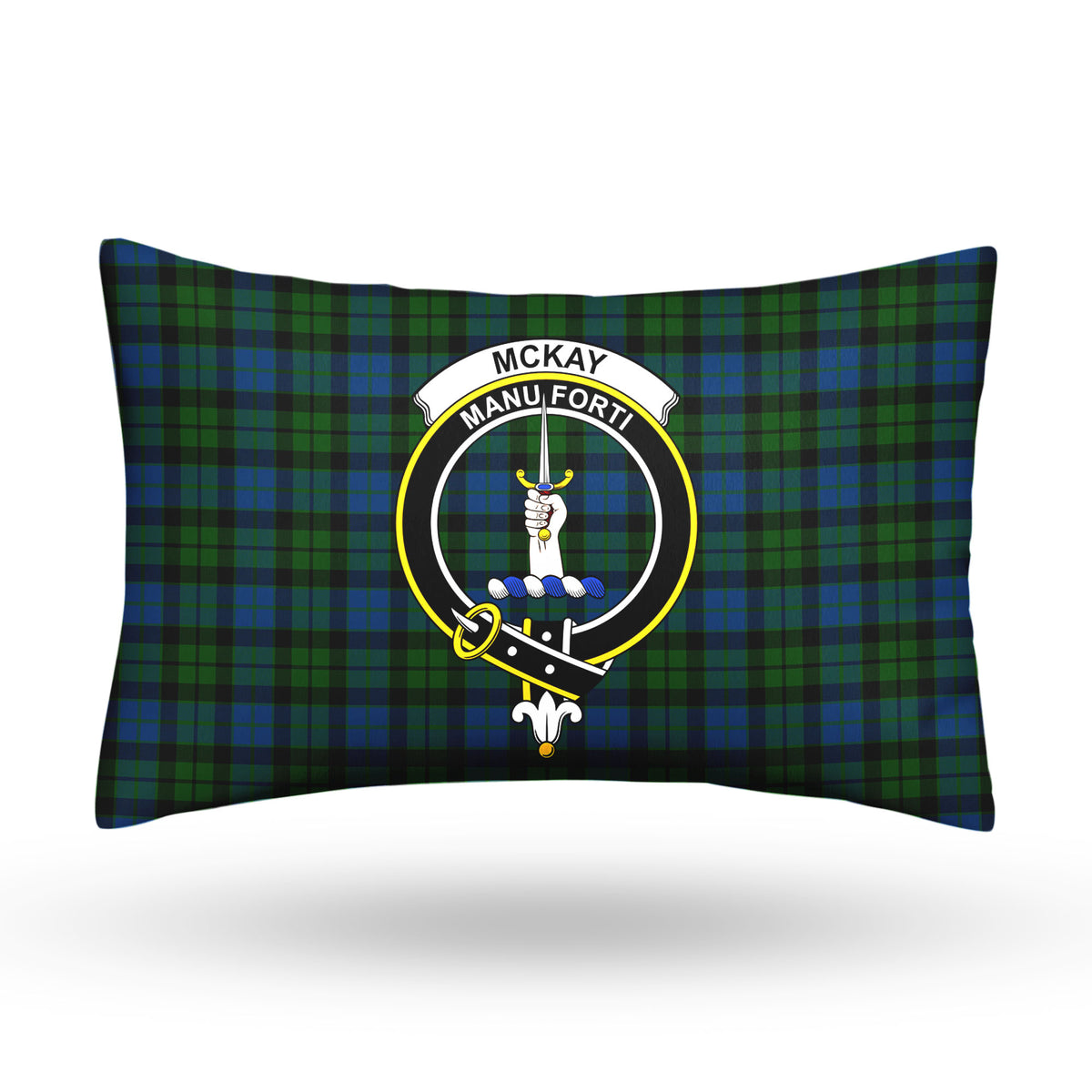 McKay Modern Tartan Crest Pillow Cover