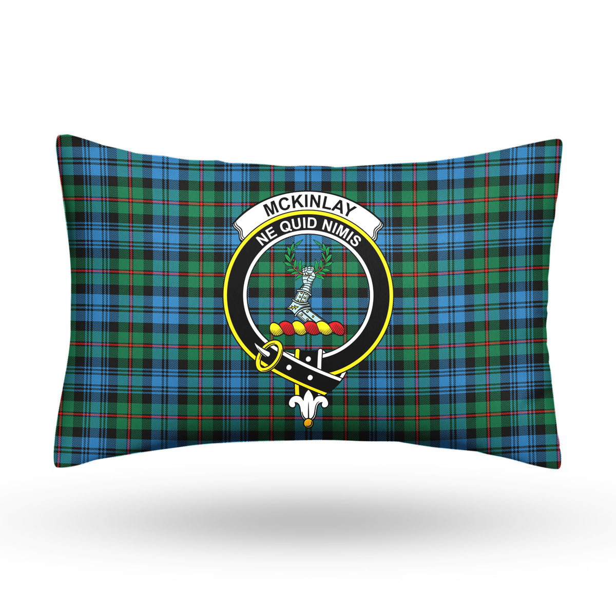 McKinlay Ancient Tartan Crest Pillow Cover