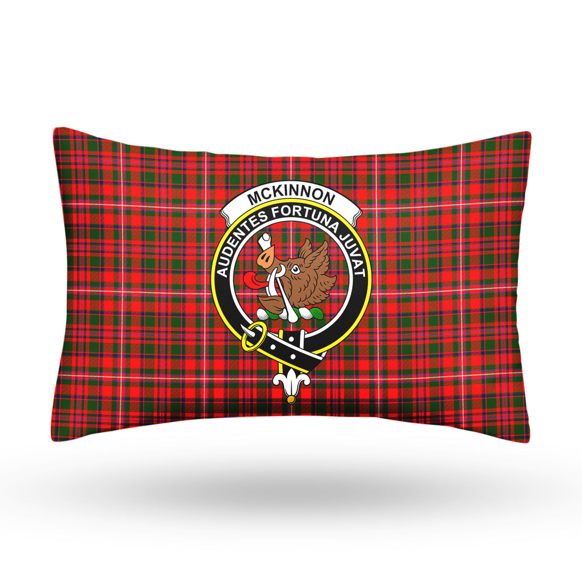 McKinnon Modern Tartan Crest Pillow Cover