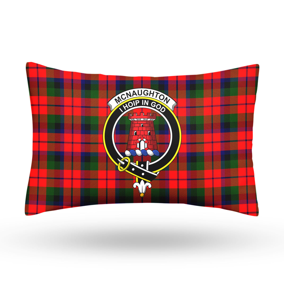 McNaughton Modern Tartan Crest Pillow Cover