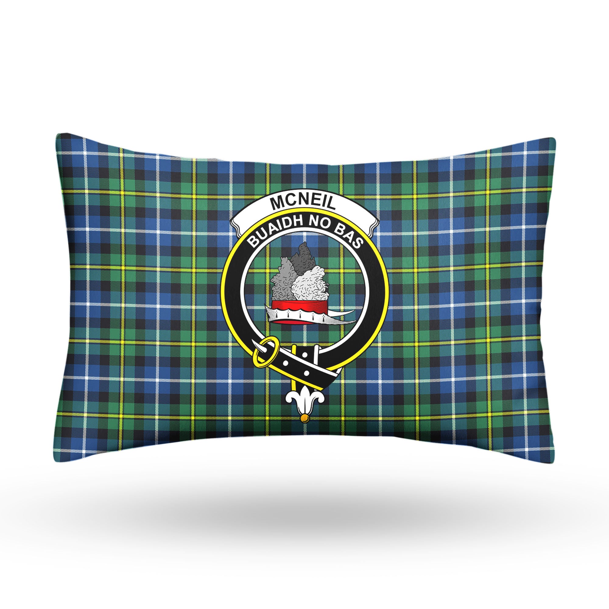 McNeil of Barra Ancient Tartan Crest Pillow Cover